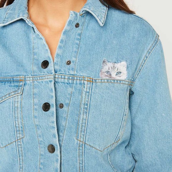 NWT! PAUL&JOE SISTER DENIM LEMATOU JACKET - Picture 2 of 5